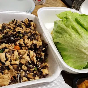 Chicken lettuce wraps. My fav