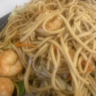 Shrimp noodles
