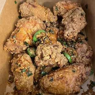 Salted Pepper Chicken Wings