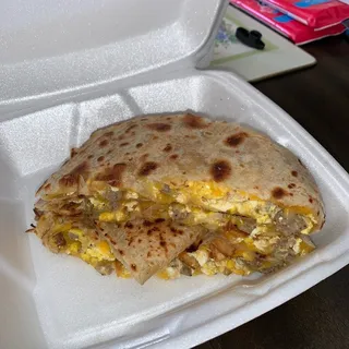 Sausage Breakfast Quesadilla