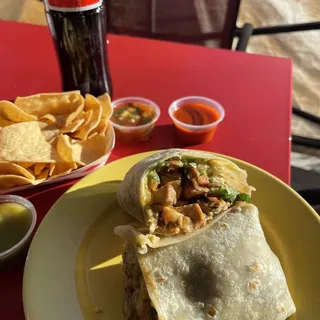 Grilled Chicken Burrito