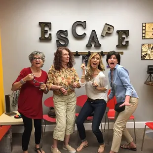 Is the escape scary?  Only slightly --just the way we like it