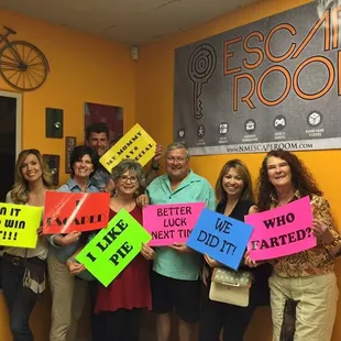 Family photo after the escape!