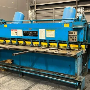 Our Cincinnati Shear #shearing #metalsupply
