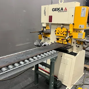 Our new Notcher and Punch #notching #punching #metalsupply