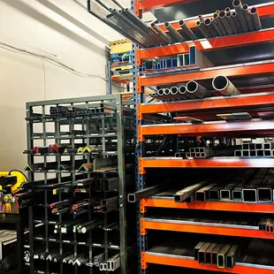 20' rack, but we sell by the inch! #metalsupply