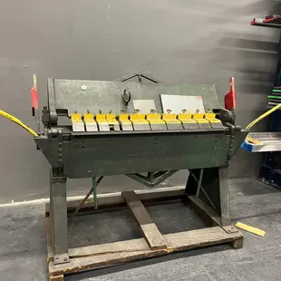 One of our finger #brakes #metalsupply #metalfabrication