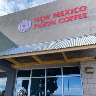 the front of the building