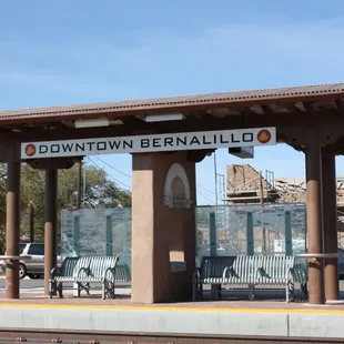 Downtown Bernalillo Rail Runner Station.