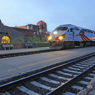 Rail Runner at the Downtown Albuquerque Station / Alvarado Transportation Center.