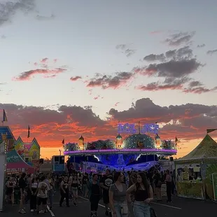 The sky
