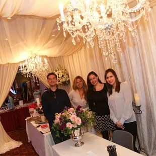 your wedding venue and elegant flowers for your bridal bouquet