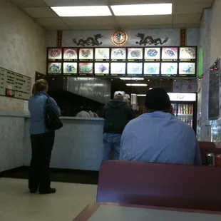 customers waiting for their order