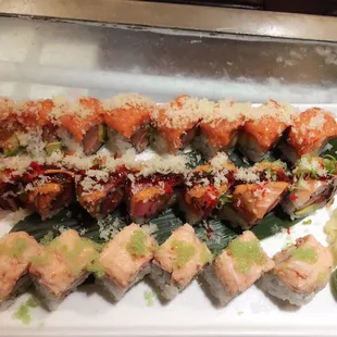 sushi, sushi and sashimi, sashimi, food