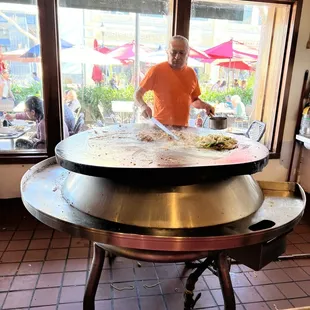 crepes, interior