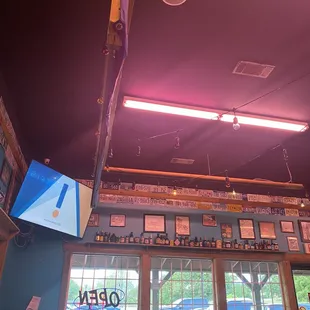 the interior of a restaurant