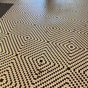 Cool tile floor.