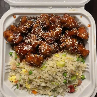 12. Sesame Chicken Lunch