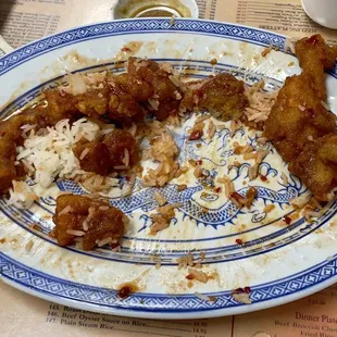 Nasty, Grissly General Tso Chicken - Order at your own risk