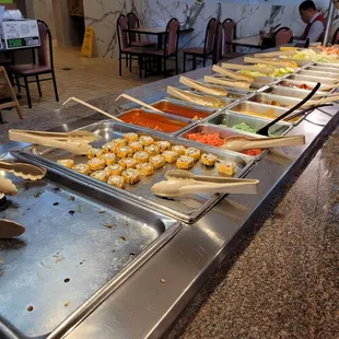 They only had 3 kinds of sushi