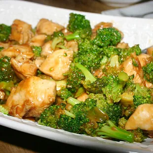 chicken and broccoli
