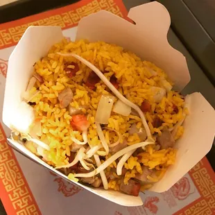 Pork fried rice