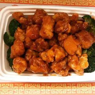 Orange chicken