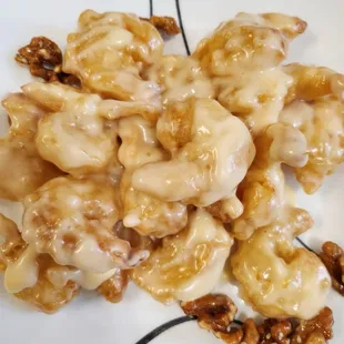 Walnut prawns