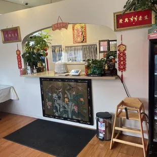 the kitchen and dining area