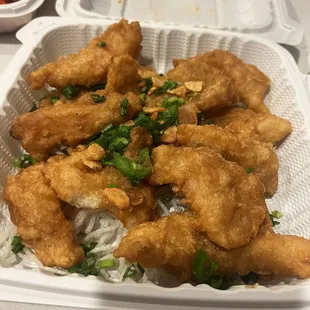 Salt and pepper fish