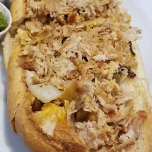 Chicken cheese steak