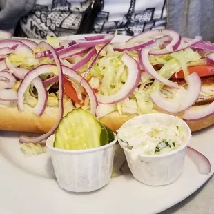 Fried Flounder Hoagie