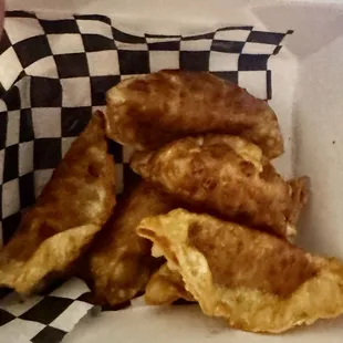 The bonus potstickers.