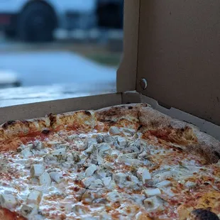 a pizza in a box