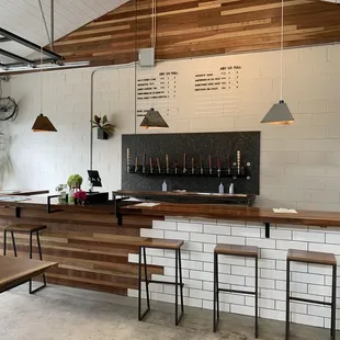 the interior of the new location