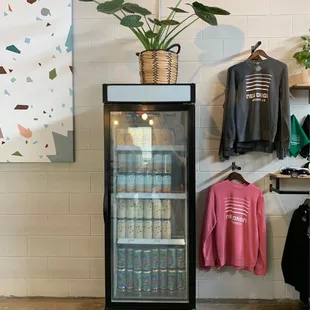 a display of t - shirts