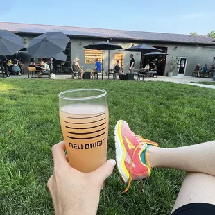 Outdoor Grassy Seating