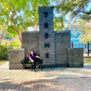The courtyard with history of the Treme neighborhood