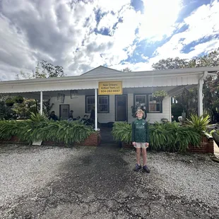 Check-in for your tour at the house.