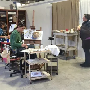 acrylic painting workshop