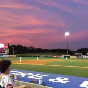 Sunset at the Zephyrs game!