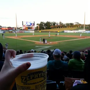 Friday evening game with a beer