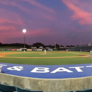 Sunset at the zephyrs game!