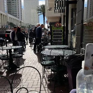 Line to get in on a Saturday morning