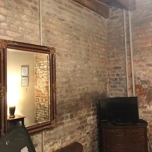 The only tv in the room