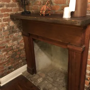 Dirty fireplace