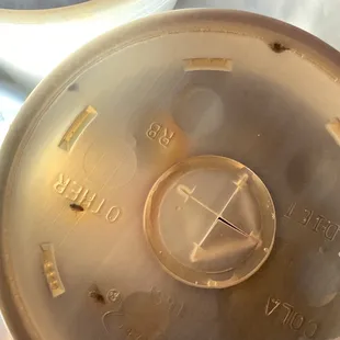 the inside of a food processor