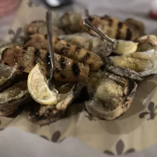 Charbroiled oysters- amazing