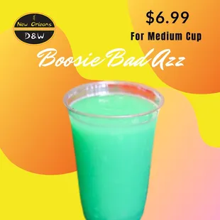 Delicious Boosie Bad Ass daiquiri helps to kickstart your day