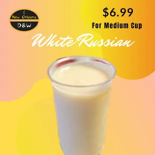 Enjoy drinks at $6.99 for a medium cup!!